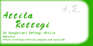 attila rettegi business card